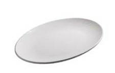 VASSOIO MELAM. OVALECM 49X36,5X4,5 STONE AGE BIANCO
