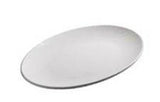 VASSOIO MELAM. OVALECM 49X36,5X4,5 STONE AGE BIANCO