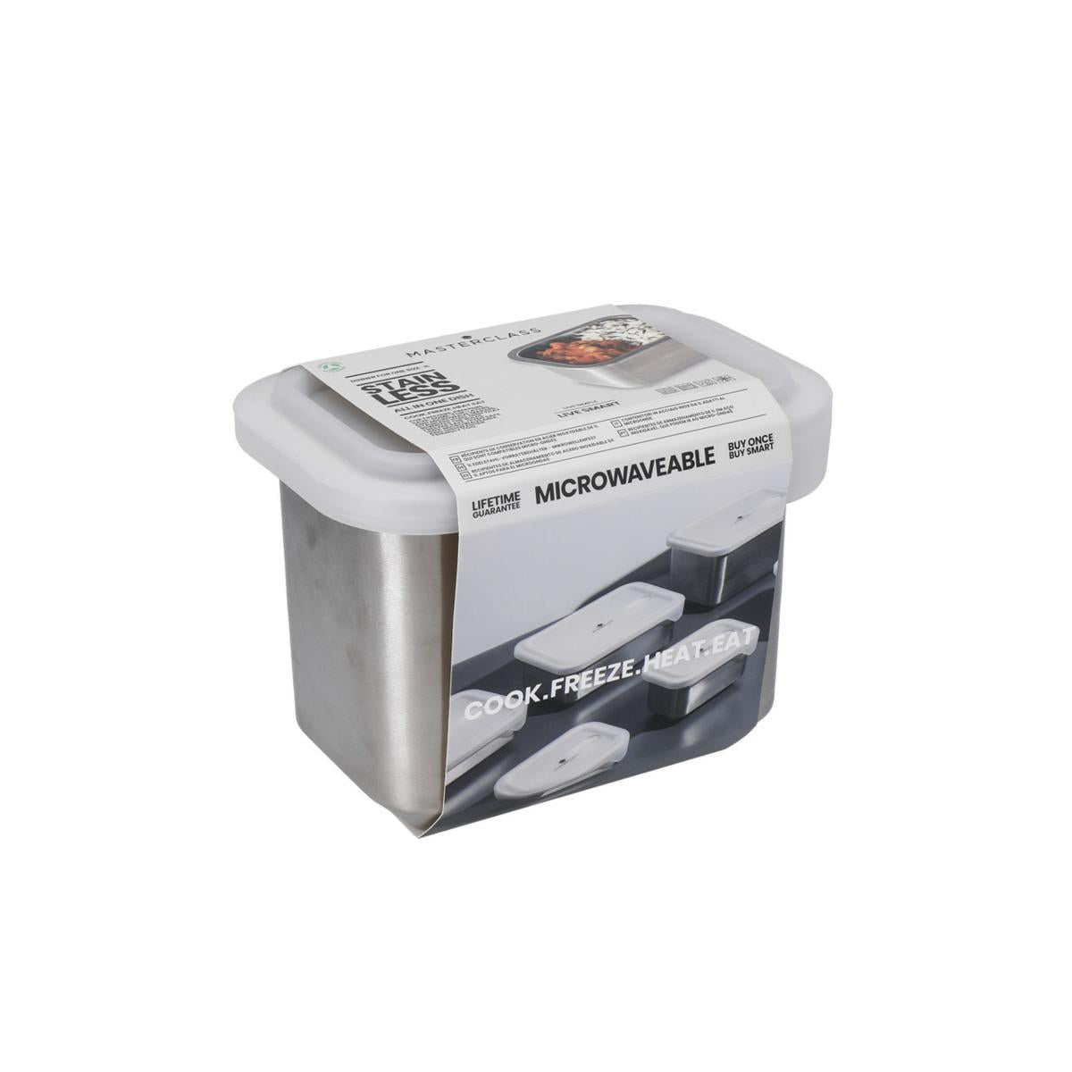 CONTENITORE STOCCAGGIO 1LT CON COP.ACCIAIO
