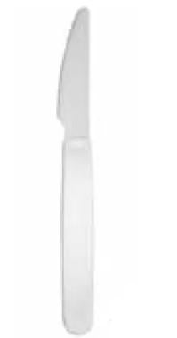COLTELLO PP BIANCO 185MM