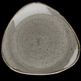 PIATTO PIANO TRIANGOLARE 31CM STONECAST GRIGIO CHURCHILL