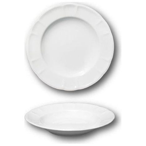 PIATTO FONDO BIANCO 23CM "LONDRA"