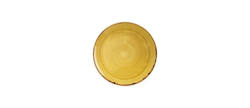PIATTO PIANO 21,7CM STONECAST SENAPE CHURCHILL