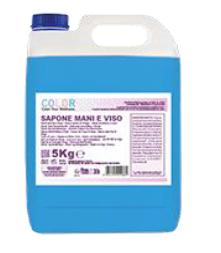 TANICA SAPONE MANI/VISO 5KG COLORE AZZURRO TRASP 'COLOR'