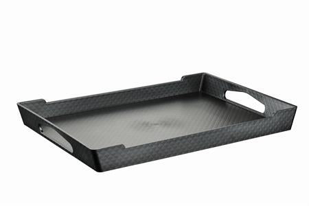 VASSOIO DIAMANTE CAPRI 51X35X5 NERO