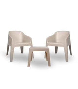 SET 2 SEDIE BAKU E UN MONOBLOCCO MONACO SABBIA