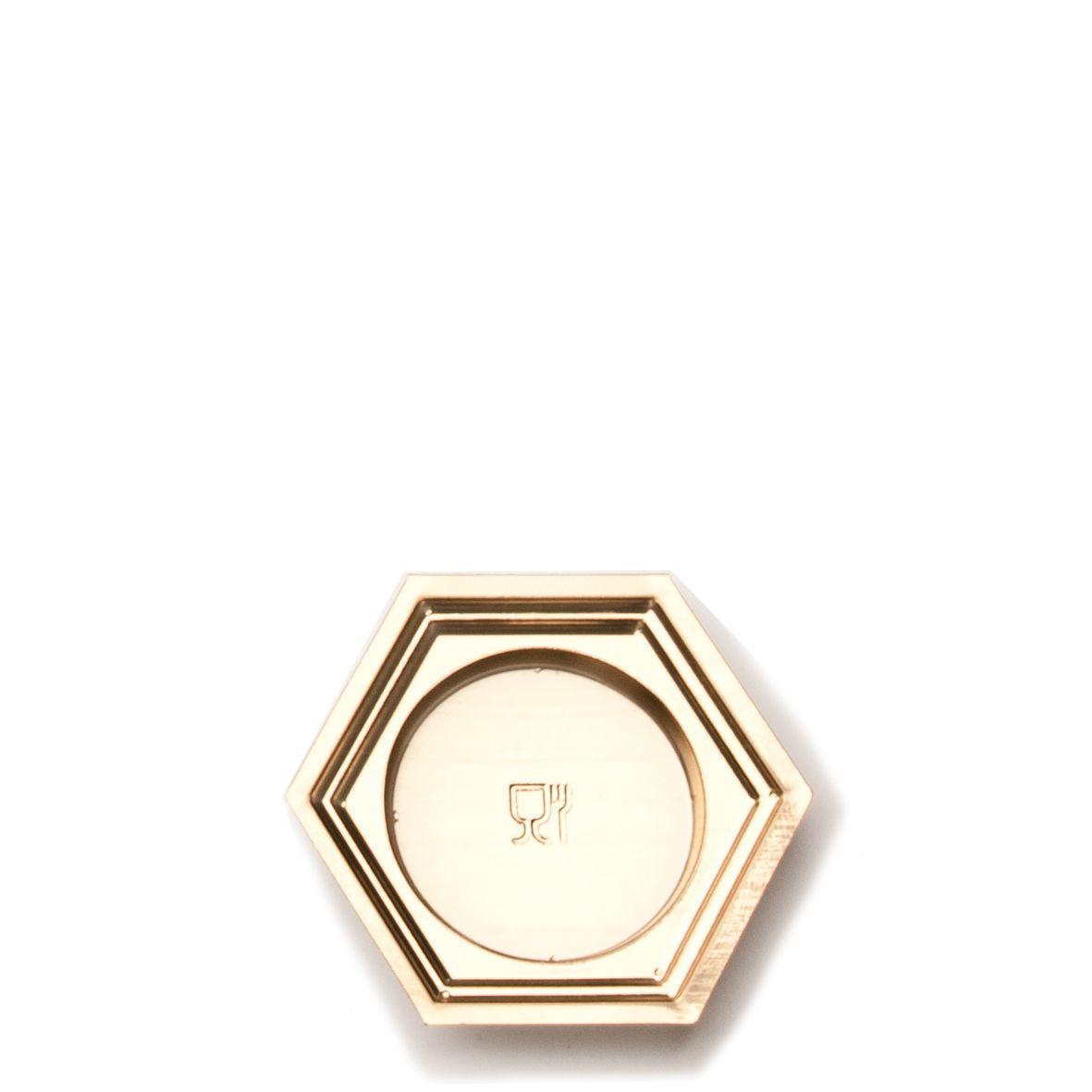 VASSOIO MIGNON ESAGONALE PET ORO COPRENTE DIAM.7 CF=100PZ