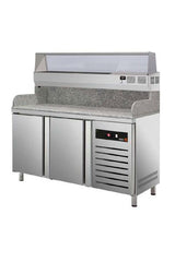 MMZA-200 HC SE BANCOPIZZA 3 PORTE SENZA GRANITO