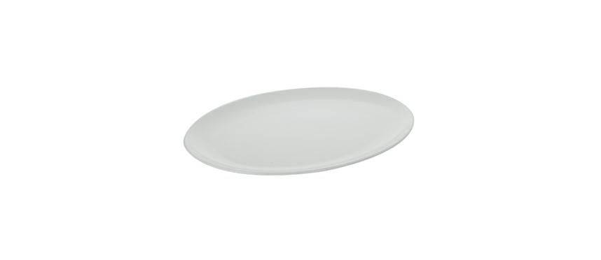 VASSOIO OVALE 51CM MELAMINA BIANCO