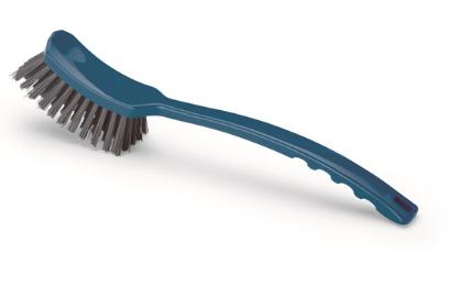 SPAZZOLA C/MANICO LUNGO BLU SCURO