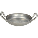 PADELLA DA PORTATA 2MANIGLIE 22Cm  ACCIAIO INOX ARGENTO