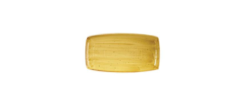 VASSOIO RETTANGOLARECM.29,5X15 SENAPE STONECAST CHURCHILL