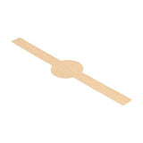 ANELLO ADESIVO 4x20 CM NATURALE KRAFT CF=250PZ