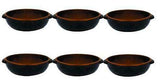PADELLINA/TEGAMINO TERRACOTTA GHIOTTA MARRONE 2/M CF=6PZ