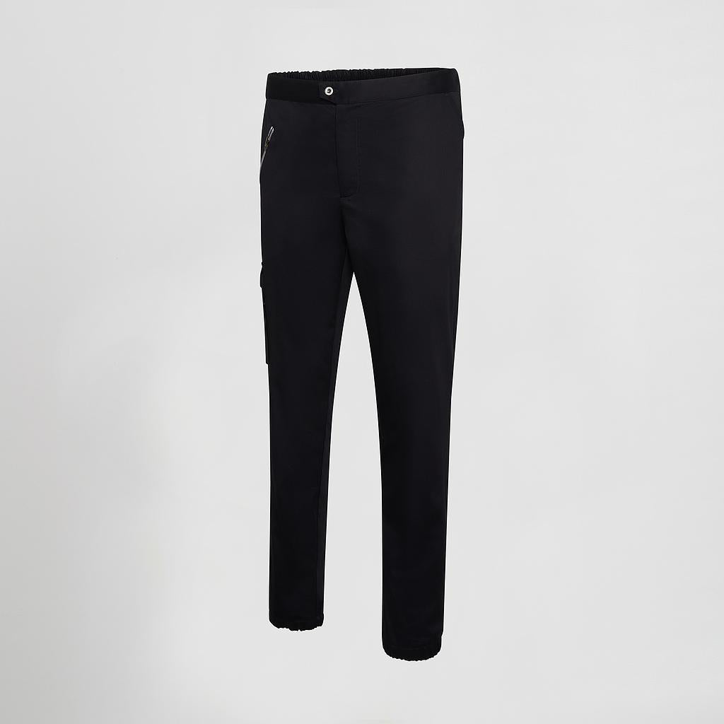 PANTALONE UNISEX LINEA SATEN ALGODON COL.NERO
