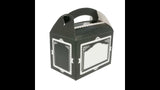 SCATOLE MULTIUSOS "VINTAGE" 320GM 17x16x10CM NERO CF=50PZ