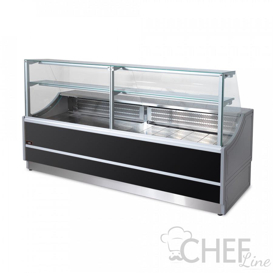 VETRINA DA BANCO CALDA MIS.1500X600X550H