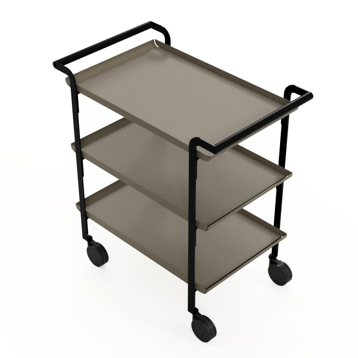 CARRELLO SERVIZIO 3 RIPIANI SABBIA RIV. ST07 BEIGE