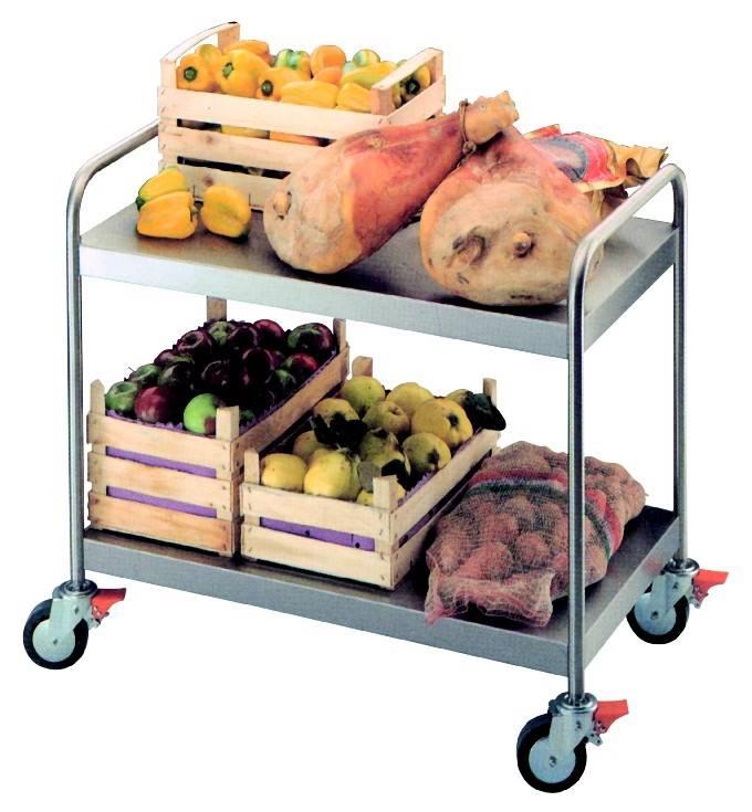 CARRELLO 2 RIP.MIS.1020X575 RUOTE ZINCATE