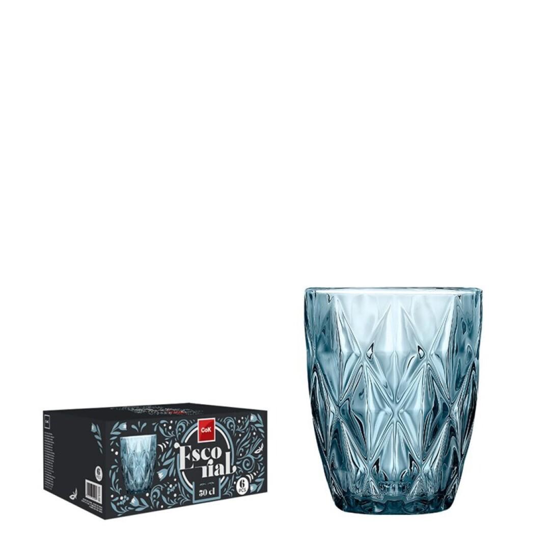 BICCHIERE ESCORIAL BLU 30CL