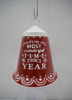 CAMPANA WISHES MIS 23X23X33 COLOR ROSSO