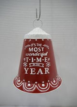 CAMPANA WISHES MIS 23X23X33 COLOR ROSSO