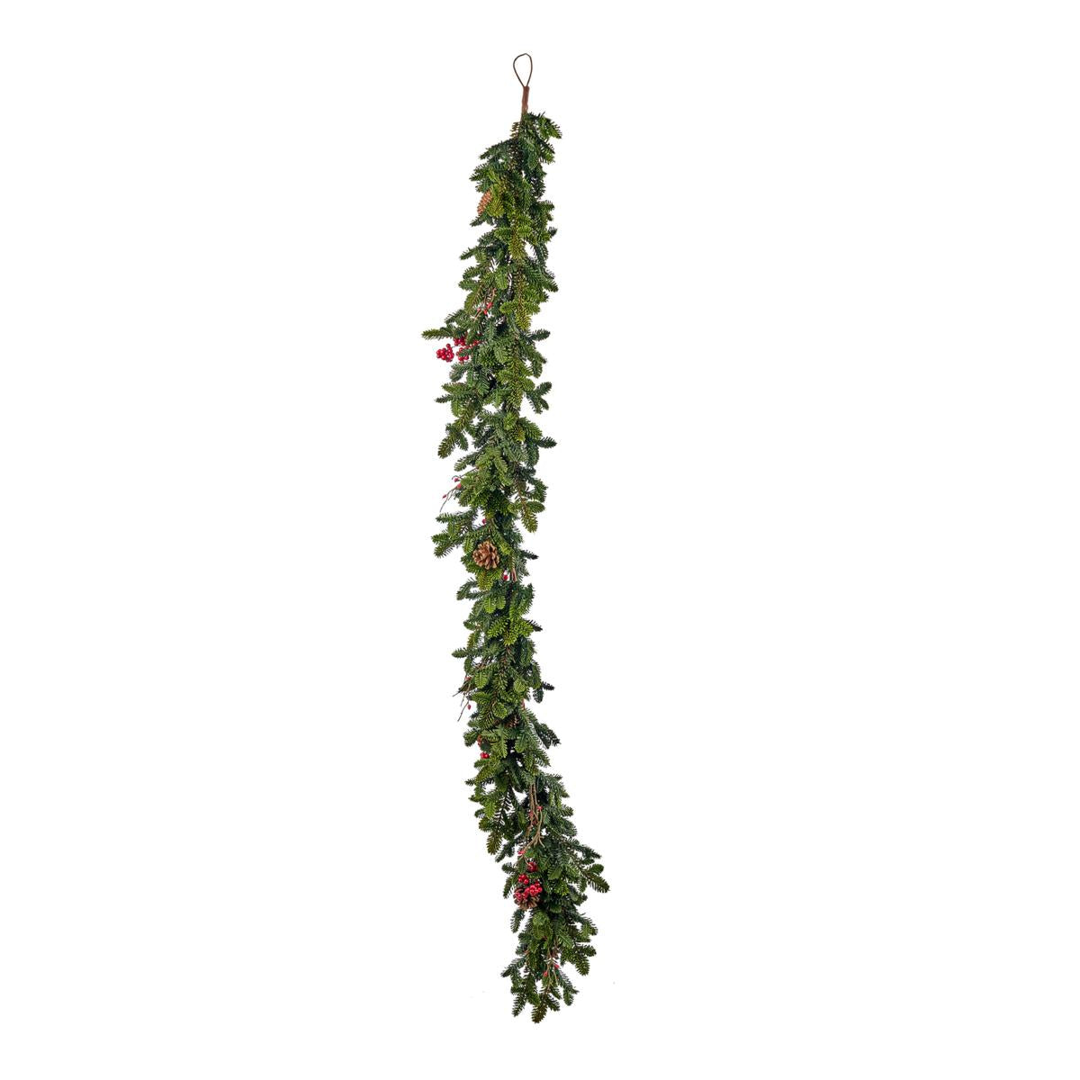 FESTONE PINO CON BACCHE CM.180