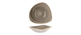 PIATTO FONDO TRIANGOLARE 23,5CM STONECAST GRIGIO CHURCHILL