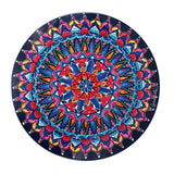 POLYCHROMOS TOVAGLIETTA BLU MELAMINA DESIGN MANDALA Ø34