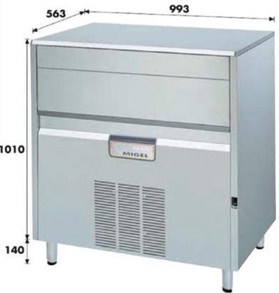 FABBRICATORE GHIACCIO CUBETTI VUOTI KP120A