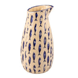THALASSIOS CARAFFA BIANCO/BLU DECORO RILIEVO 140CL STONEWARE