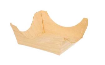 BARCHETTE IN FOGLIA DI PIOPPO WOOD 4X4X1.5 NATURALE 100PZ