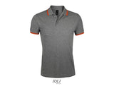 POLO UOMO MANICA CORTA MOD.PASEDENA COL.GRIGIO MELANGE
