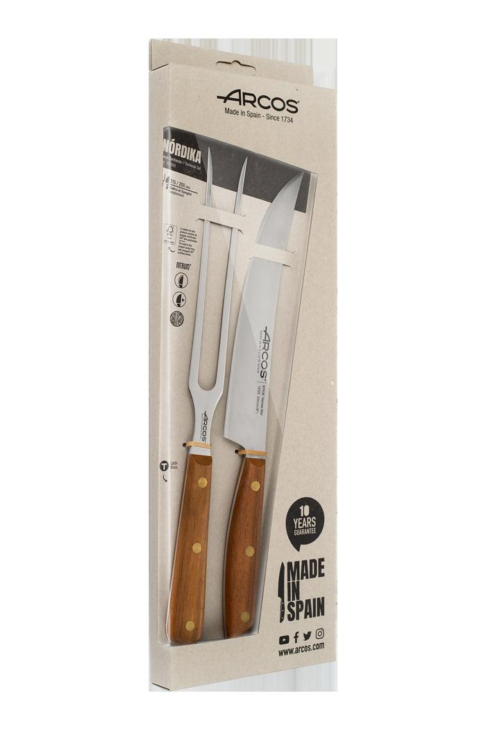 SET BBQ COLTELLO TRINCIANTE + FORCHETTONE NORDIKA