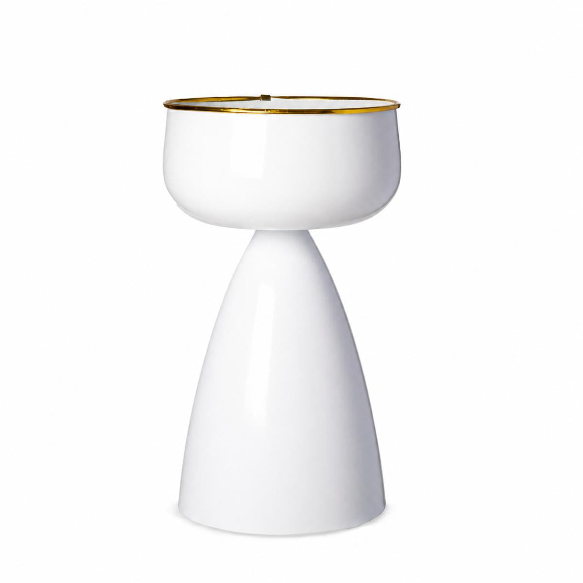VASO FIORIERA PROVENZA BIANCO H42