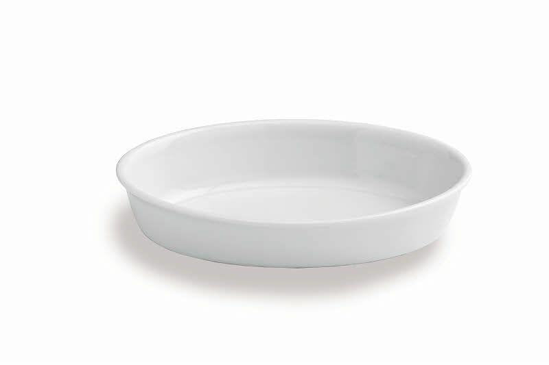 PIROFILA OVALE FORNO28X18XH6CM PL-COOK BIANCO