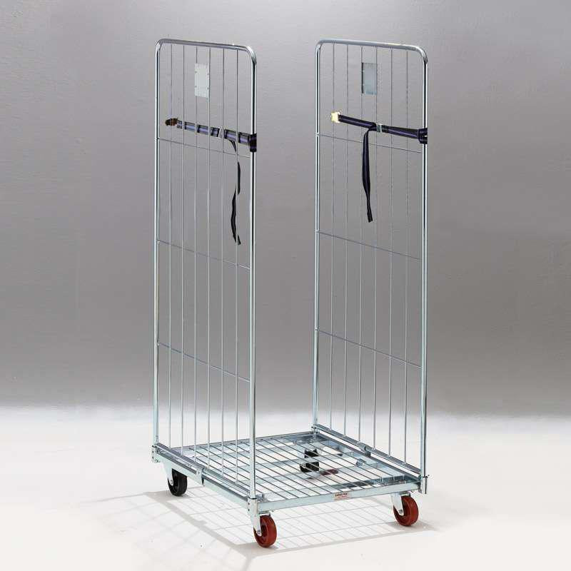 ROLL CONTAINER CON 2 PARETI+CINGHIETTA 715X805X1800H