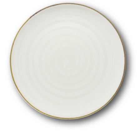 PIATTO SIVIGLIA ROTONDO VORTEX CM 31 BIANCO