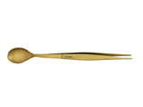 PINZA A CUCCHIAIO PER ASSAGGIO ACCIAIO INOX 17CM DORATO