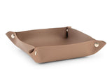 SVUOTA TASCHE PVC QUADRATO TORTORA CM.22X4,5H
