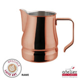 LATTIERA PLACCATO RAME 6TAZZE SERIE EVOLUTION