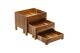 SET BUFFET IN ACACIAC/CASSETTI 43X35,5X33 3PZ