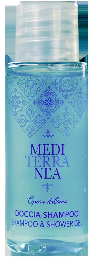 FLACONE DOCCIASHAMPOO MYA TERRANEA 30ML CF=280PZ