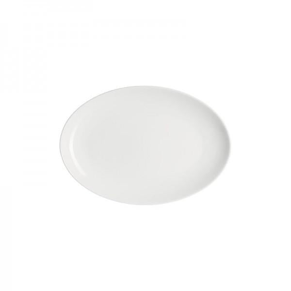 PIATTO OVALE CM.36X25 PERLA BIANCO