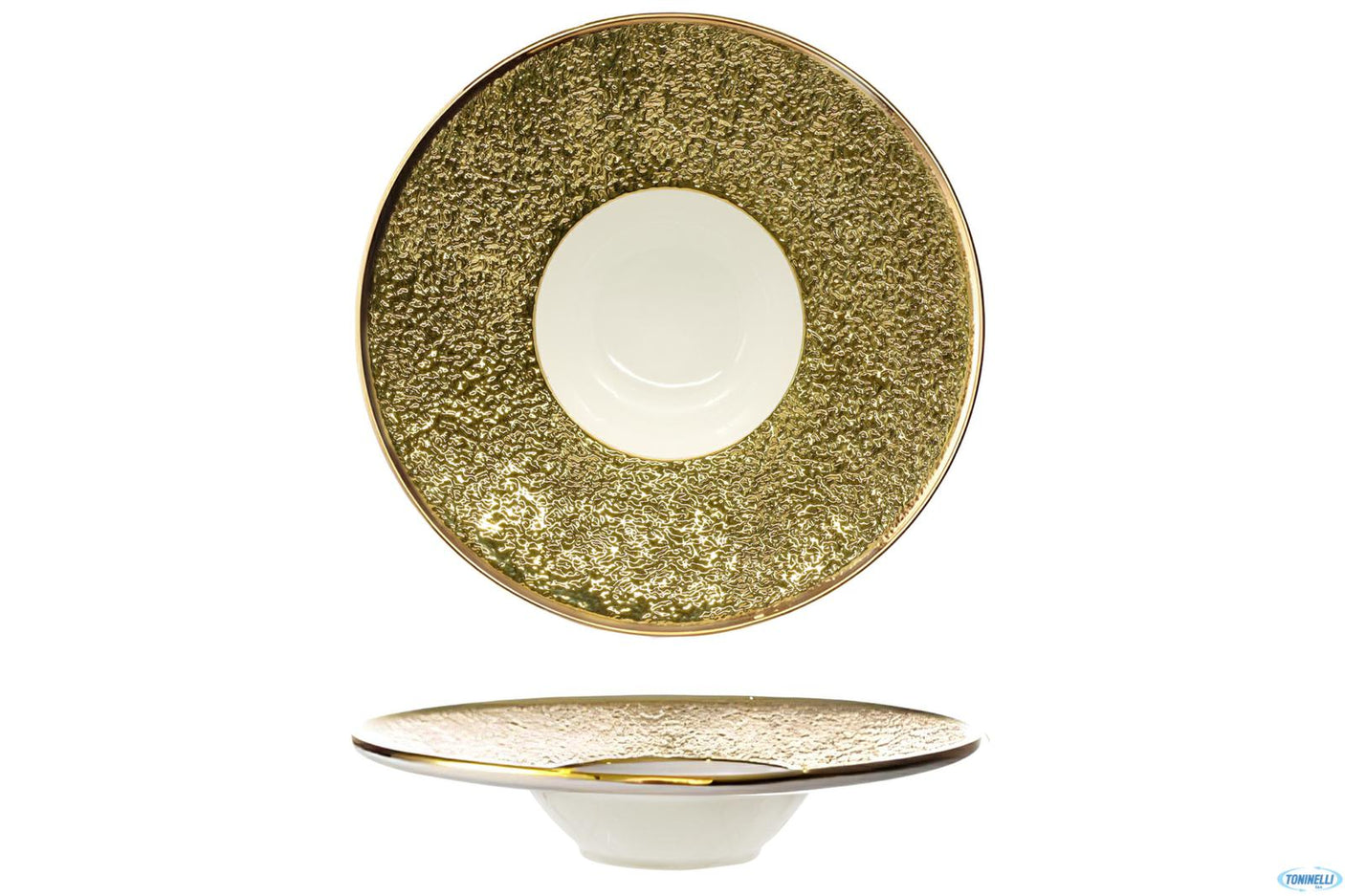 PIATTO PASTA BOWL 28CM INFINITY GOLD