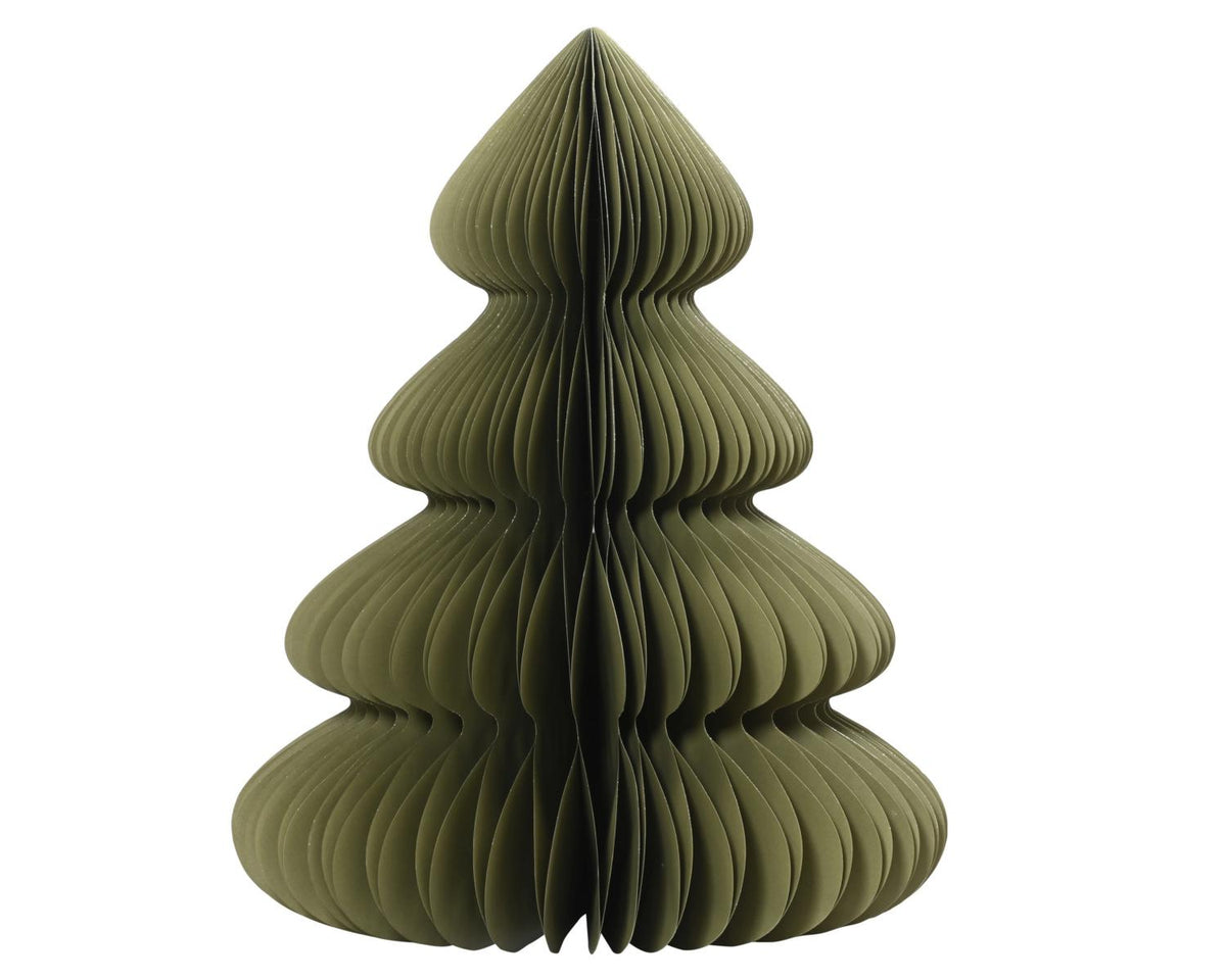 ALBERO CARTA FSC     GLITTER ORO CHAMPAGNE VERDE D72 H90CM