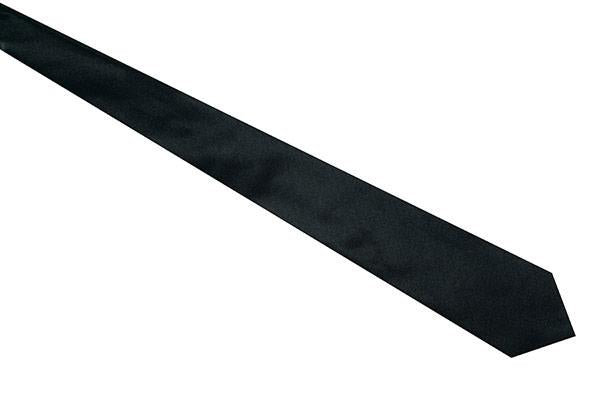CRAVATTA NERO 100% POLYESTER