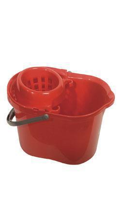 SECCHIO RETTANGOLARE15LT CON STRIZZATORE E MANICO