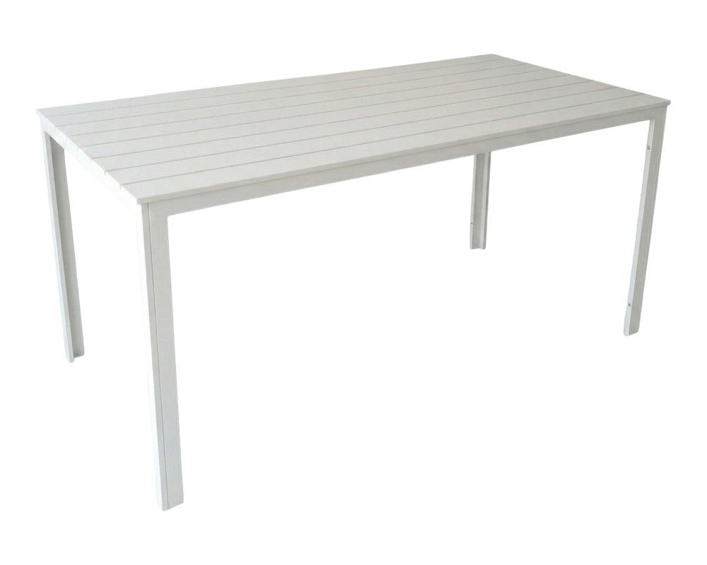 TAVOLO RETTANGOLARE BASIC METALLO ANTRACITE 156X78X74