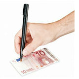 PENNA RIVELATORE BANCONOTE FALSE 13CM NERO PLASTICA